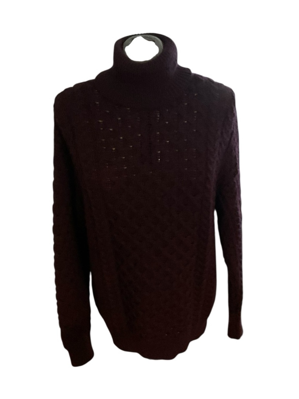 The Irish Store merino fisherman’s knit sweater